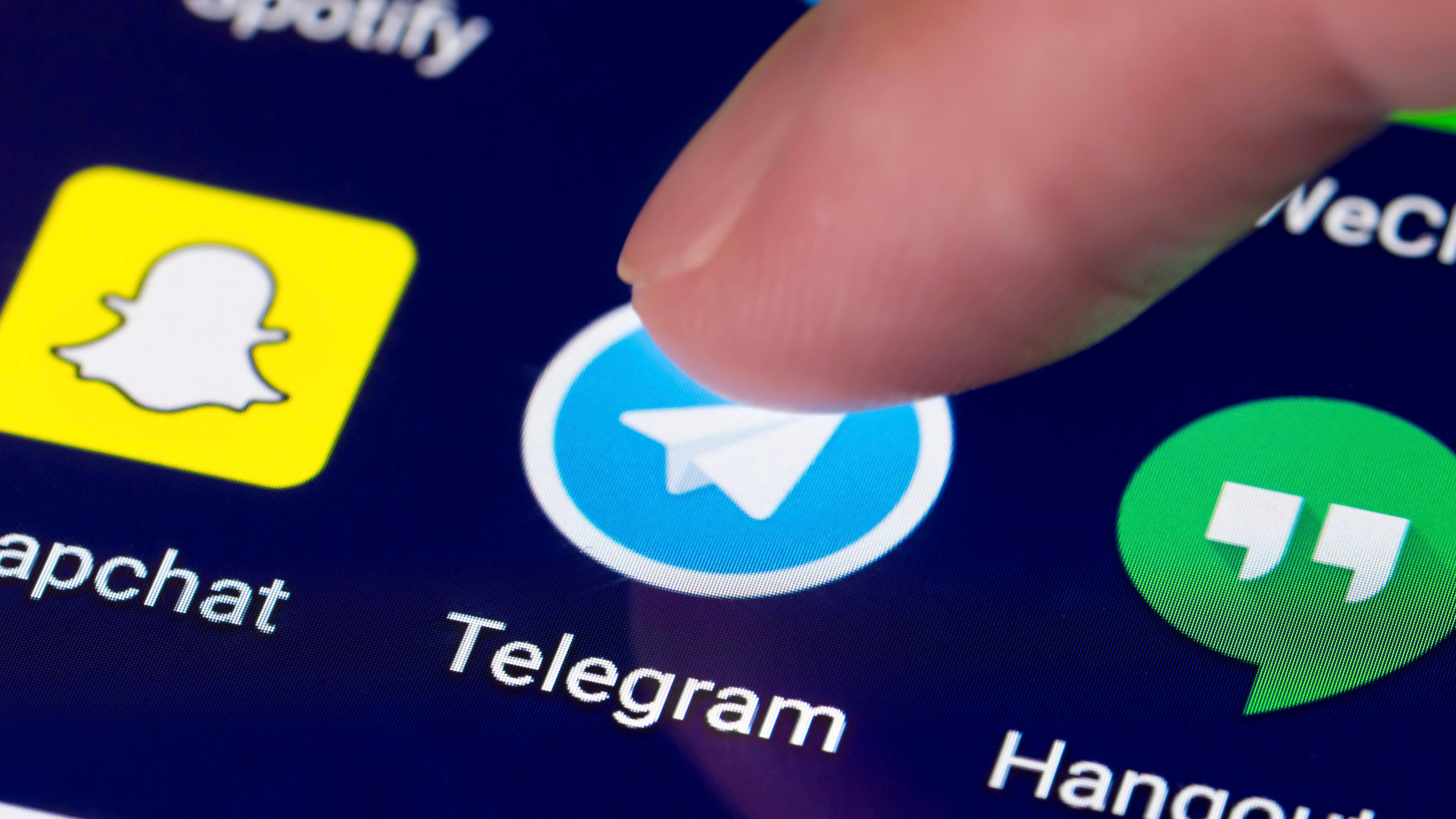 Telegram group sharing